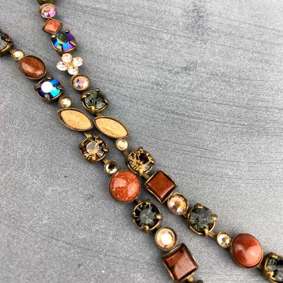 Vintage Sorrelli Crystal Necklace Boho - Picture 4 of 6